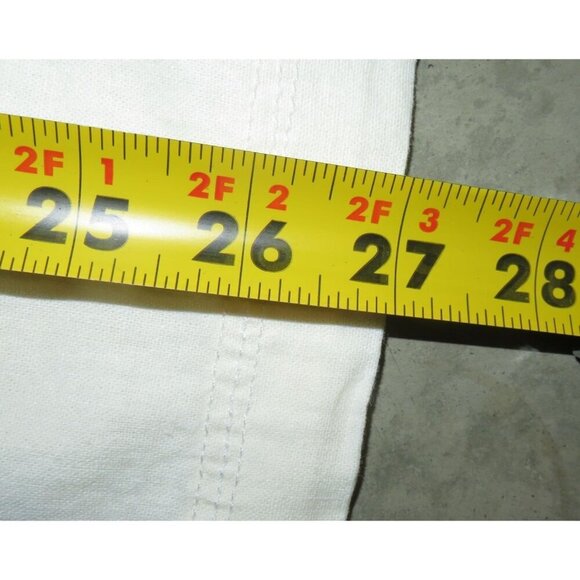 Guess white eco linen walking shorts 27 inches long size 38 - Picture 5 of 5